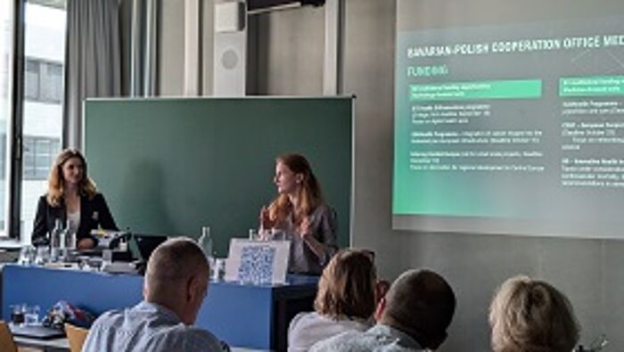 Vorstellung der Projektstelle MedTech Bayern Polen auf dem BayHOST Workshop in Regensburg