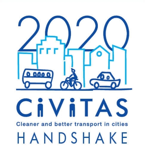 EU-Projekt CIVITAS Handshake Logo